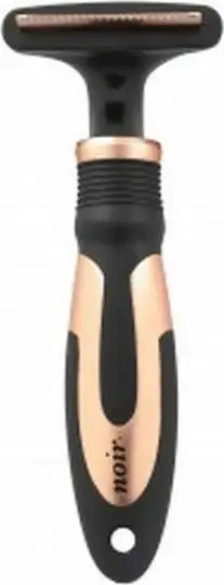 Furçë groomimi për qen EBI Noir Groom Deshedder Curry Comb S, 17x6.5cm, çelik inoks
