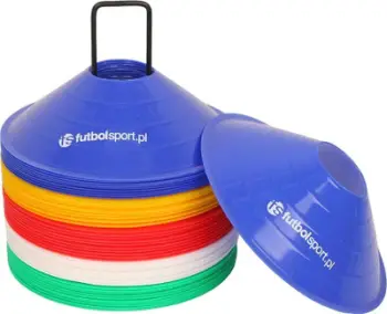 Kupola shënuese trajnimi Yakimasport, set 10 copë, plastike, blu