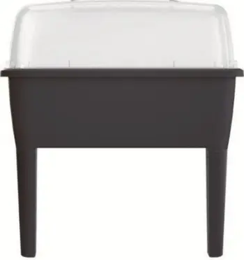 Serë plastike Prosperplast Mini Greenhouse DREP770 S433, 52L, 38x77x82 cm, antracit