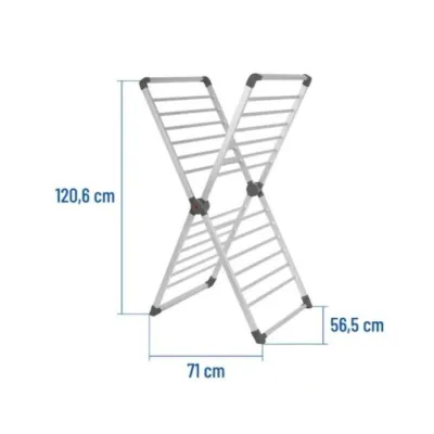 Varëse rrobash palosëse Noveen ECD40, kapacitet 10kg, alumin, e bardhë - 4