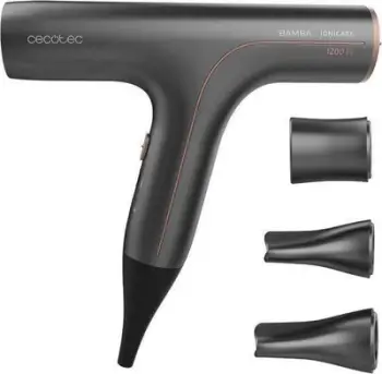 Tharëse flokësh Cecotec IoniCare 6000 Rockstar Soft, 1200W, jonizuese, e zezë