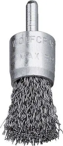 Furçë kupë me tel Wolfcraft BRUSH CUP 25mm, për stërvitje elektrike, tel çeliku me valë