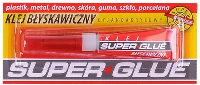 Ngjitës super Glue, 1 copë, ngjitje e shpejtë, transparent - 1