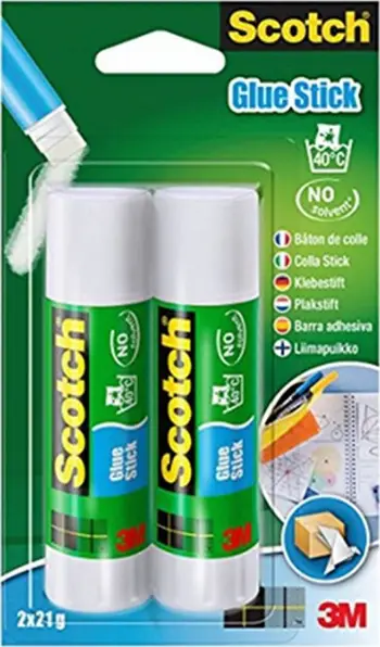 Ngjitës shkop Scotch 7100115623, për letër dhe tekstil, transparent