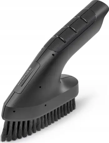 Furçë pastrimi Kärcher Scrubbing Brush, me qime të buta, dorezë ergonomike, e zezë