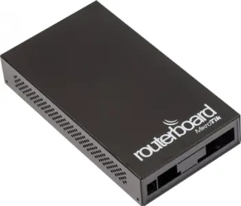 Kuti alumini Mikrotik CA433U, për RB433 RB433AH RB433UL RB433GL, e zezë