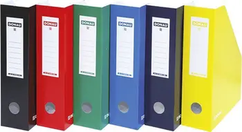Kuti arkivimi Donau Container A4, 8 cm, karton FSC, e verdhë