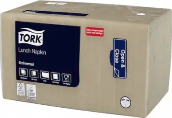 Servieta letre Tork Bio, 1 shtresë, 33x33cm, kafe natyrale, 500 copë
