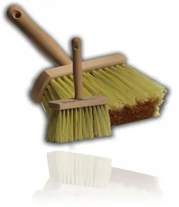 Furçë murature Plaster Brush Splash, fije kikiriku dhe najloni, dorezë druri, ngjyrë e ndryshme