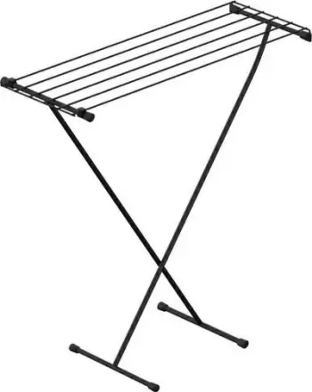 Tharëse rrobash Rorets, 83 x 32 x 90 cm, e zezë