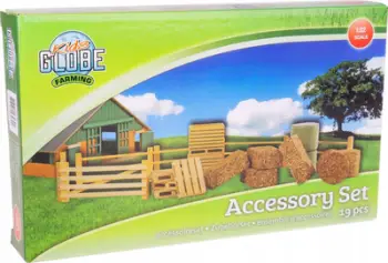 Set aksesorë ferme Kids Globe Farming 610253, druri, shkallë 1:32, shumëngjyrësh
