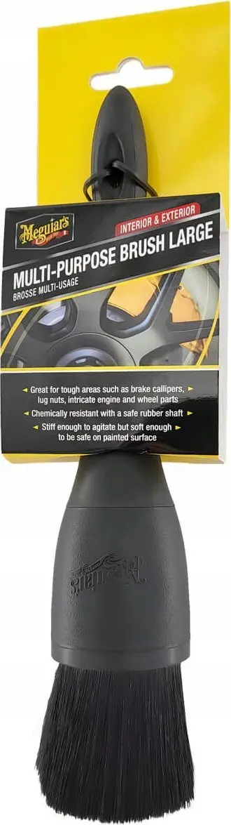 Furçë pastrimi MEGUIARS X210600EU, për brendësi makine, e zezë, madhësi e madhe