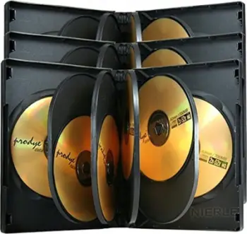 Kuti DVD MediaRange BOX35-8, 8 disqe, 27mm, e zezë, pako 3 copë