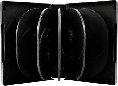 Kuti DVD MediaRange, për 12 disqe, 39mm, e zezë - 1