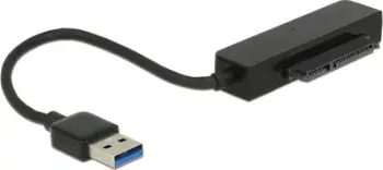 Kuti eksterne për disk 2.5" Delock 62742, USB 3.0, SATA 6 Gb/s, e zezë