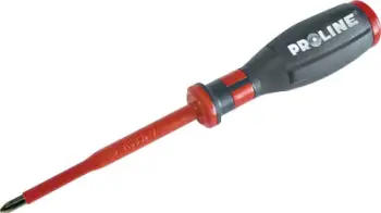 Thikë elektrikçe Pro-Line PZ0/100, 1000V, dorezë antirrëshqitëse, e kuqe