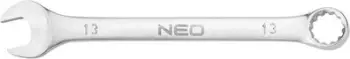 Çelës unazor i hapur Neo 09-713, 13 mm, çelik CrV, përfundim satin