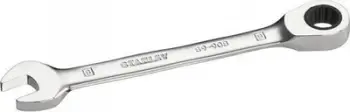 Çelës unazor me mekanizëm Stanley STMT89919-0, 19mm, krom vanadium, argjendtë