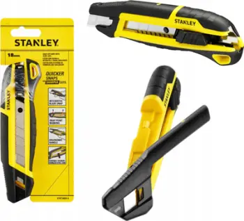 Thikë prerëse STANLEY STHT10501-0, 18mm, me segmente të thyshme