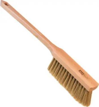 Furçë pastrimi TOM PAR T09053, 43cm, dorezë druri, portokalli