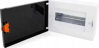 Kuti elektrike NILSON Surface Mounted Distribution Board 1x9, 9 module, IP40, e bardhë - 4