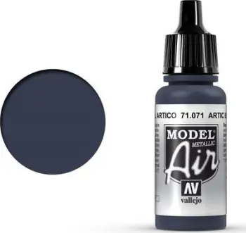 Ngjyrë akrilike për airbrush Vallejo Model Air Arctic Blue Metallic, 17ml, blu metalike