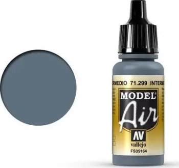 Ngjyrë akrilike Vallejo Model Air Intermediate Blue, 17ml, mat, blu