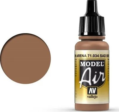 Ngjyrë akrilike për airbrush Vallejo Model Air Sand Brown, 17ml, matt - 1