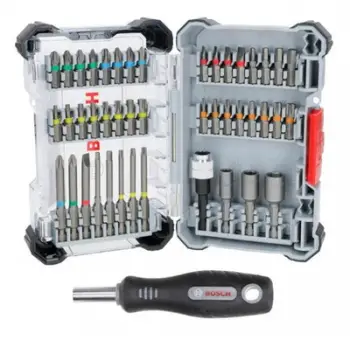 Set bitash Bosch 2607017732 Extra Hard, 44+1 pjesë, kuti Pick and Click, jeshile