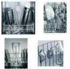 Set aksesorësh për lavastovilje Bosch Four Piece Dishwasher Accessory Kit, 4 pjesë, gri