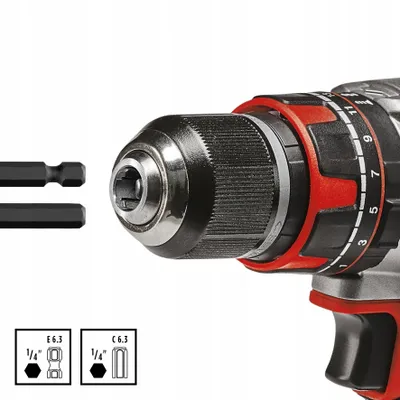 Set bitash kaçavide Einhell, 32 copë, 25 mm, me kuti XS - 4