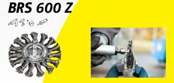 Furçë rrotulluese Klingspor K.DISC BRUSH BRS600Z, 75mm, tel i përdredhur, metalike
