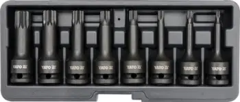 Set bit Yato YT-1069 Spline, 1/2", M5-M18, 8 copë