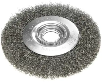 Furçë rrethore me tela Graphite 200 x 32 mm, tel i valëzuar, çelik