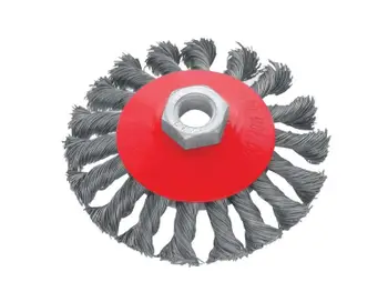 Furçë rrethore teli për mulli këndor Modeco MN-69-121, 115mm, fijet çeliku