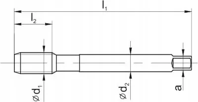 Çezmë prerëse FANAR 800X, M10, HSSE, metal - 2