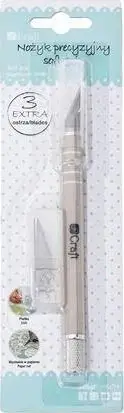 Thikë precize Dalprint Precision Knife Soft Grip, dorezë soft, me tehe zëvendësuese