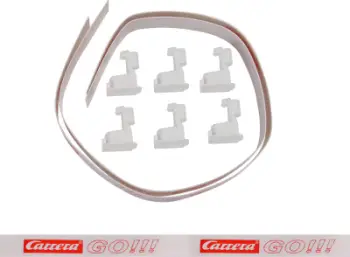 Set barriera piste Carrera GO GO Plus D143 GCS4109, aksesor pistë garash, shumëngjyrësh