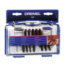 Set aksesorësh prerës Dremel 688, 69 copë, për prerje precize