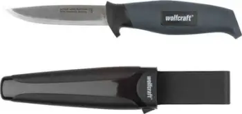 Thikë Wolfcraft me teh të drejtë, për prerje precize, gri