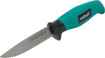 Thikë Wolfcraft, teh i dhëmbëzuar 9.5cm, e zezë - 1
