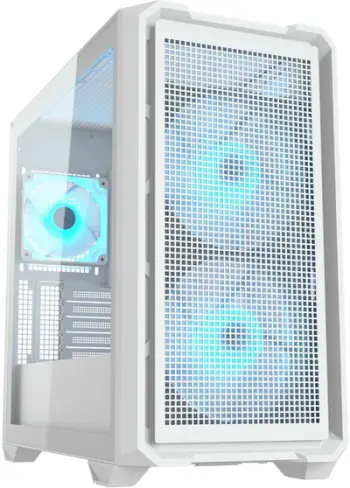 Kuti kompjuteri Cougar MX600 RGB Mini, mini tower, mATX mITX, e bardhë