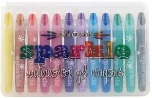 Ngjyra akuarele xhel Ooly Smooth Stix Rainbow Sparkle, set 12 copë, shumëngjyrëshe