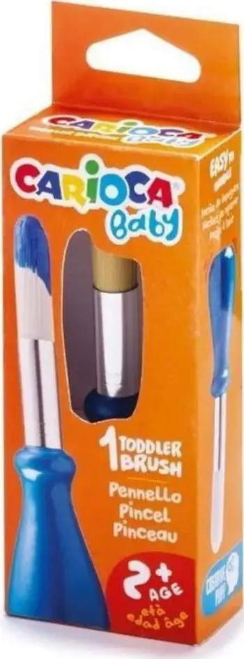 Furçë pikture për fëmijë Carioca Baby Brush, qime sintetike, ergonomike