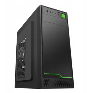 Kuti kompjuteri Eurocase ML N6-500B, MIDI Tower, pa PSU, e zezë