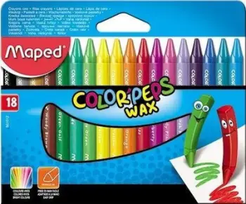 Ngjyra dylli Maped Colorpeps, 18 ngjyra, shumëngjyrëshe