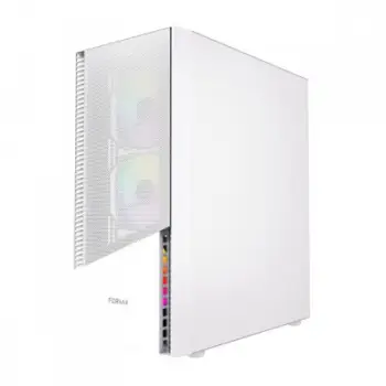 Kuti kompjuteri Gembird Fornax 4300, MIDI Tower ATX, ARGB, e bardhë