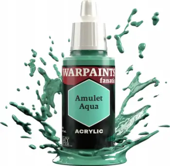 Ngjyrë akrilike The Army Painter Warpaints Fanatic Amulet Aqua, 18ml, jeshile e çelët