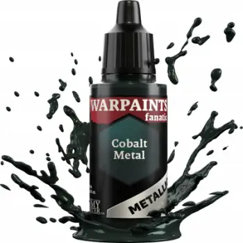 Ngjyrë akrilike The Army Painter Warpaints Fanatic Metallic Cobalt Metal, 18ml, metalike, blu