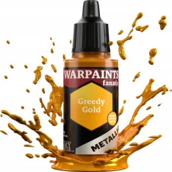 Ngjyrë akrilike The Army Painter Warpaints Fanatic Metallic Greedy Gold, 18ml, metalike ari